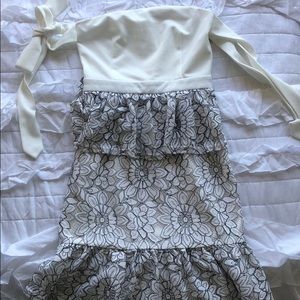 Tie Shoulder Mini Dress